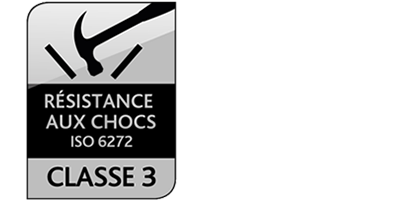 Icone Résistance aux chocs ISO 6272 : Classe 3