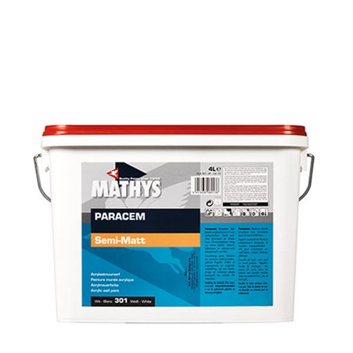 Paracem® Semi-Mat Mathys Blanc 4L image 1